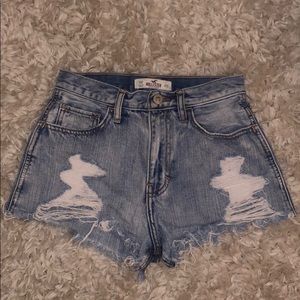 Denim Hollister shorts